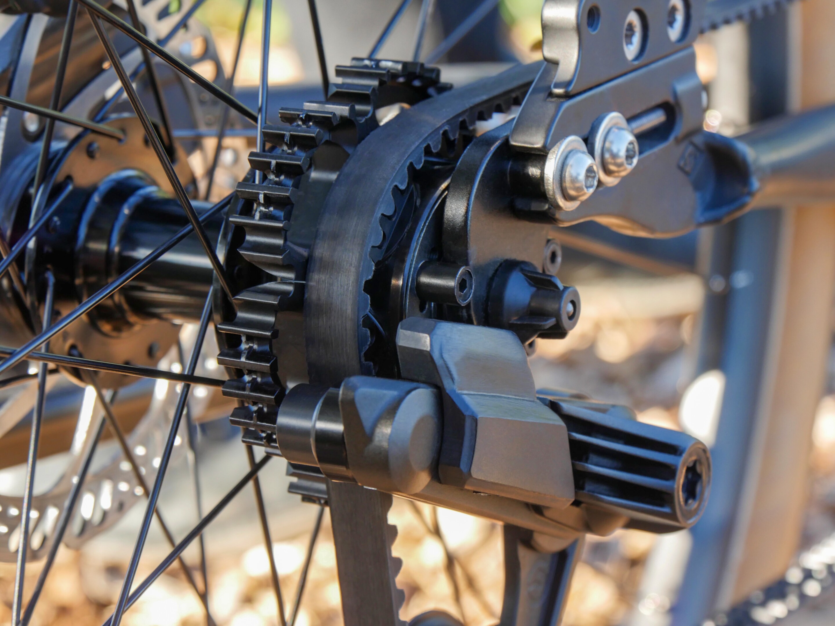 Belt top driven ebike